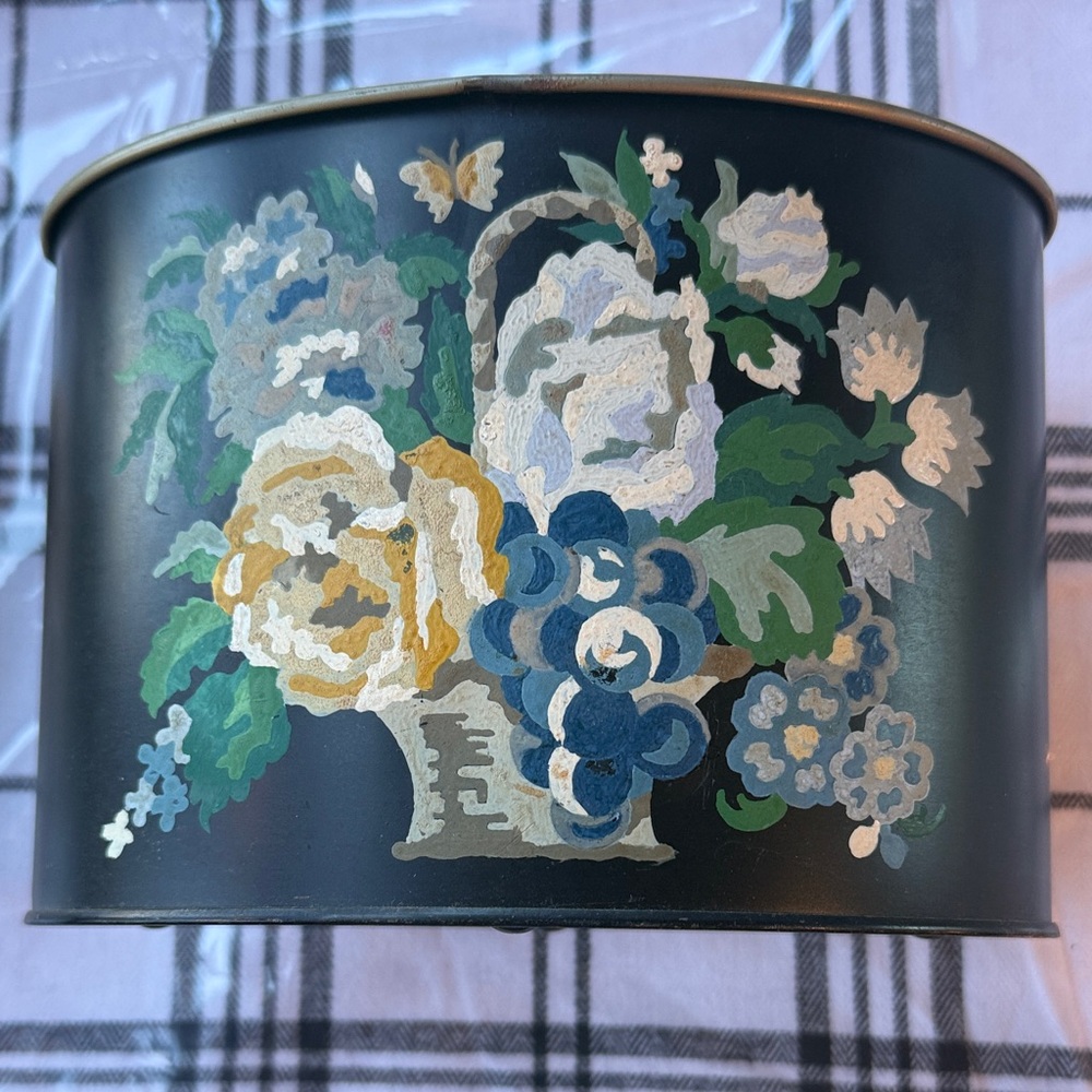 Floral Decorative Tin